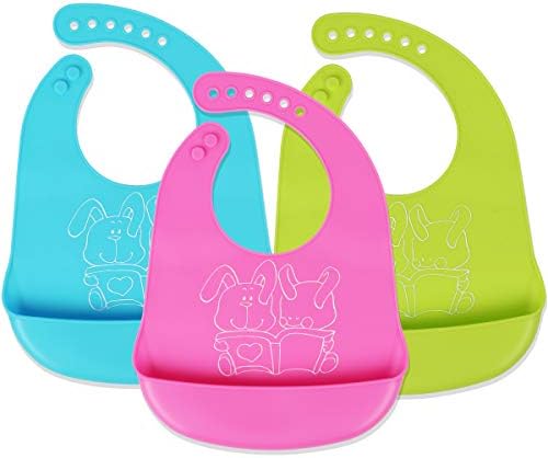 silicone feeding bib