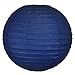 Just Artifacts 12-Inch Navy Blue Chinese Japanese Paper Lanterns (Set of 5, Navy Blue)