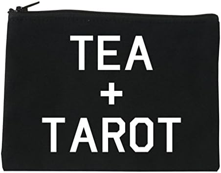 Tea And Tarot Cards Cosmetic Makeup Bag