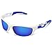 HODGSON Sports Polarized Sunglasses for Men Women, UV400 Protection Unbreakable Sports Glasses for Cycling, Baseball Riding, Driving, Running, Golf and Other Outdoor Activities (White/Blue)