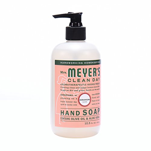 Mrs. Meyers Clean Day Hand Soap, Geranium, 12.5 fl oz, 3 ct