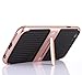 Nicexx iPhone 6/ 6S Case with Kickstand and Dual Layer Protection with Soft TPU & Hard PC Premium Luxury Shock Absorbing Shockproof Cover for iPhone 6/ 6S (Rose Gold)