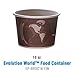 Eco-Product EP-BRSC16-EW Evolution World Recycled Paper Hot and Cold Food Container, 16oz Capacity (20 Packs of 25)