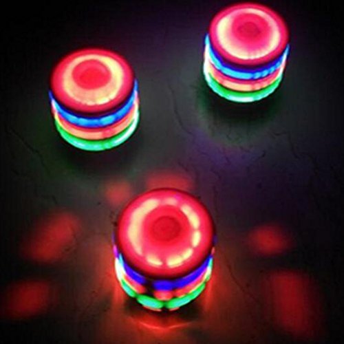 Raleighsee Magic Spinning Top Gyro Spinner LED Music Flash Light for Gift Nice