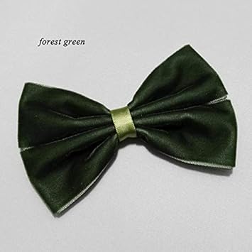 Amazon Com Utini 12pcs 4 5 Inches Velvet Ribbon Hair Bows With
