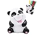 Exquisite Cute Resin Animal Pen Pencil Holder Desk Storage Box Organizer Accessories (Panda)