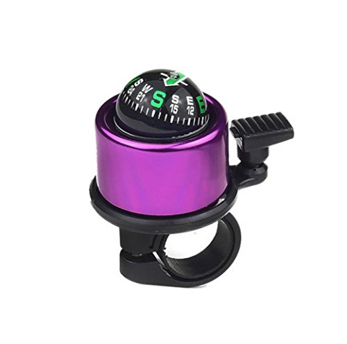 Ecosin Fashion New Mountain Bike Bicycle Compass Bell (Purple)
