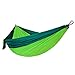 SHINE HAI Double Camping Hammock, Portable Lightweight Parachute Nylon Garden Hammock, Two Persons Bed for Backpacking, Camping, Travel, Beach, Yard