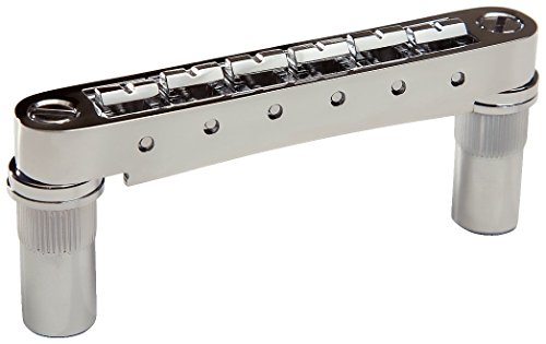 Graph Tech ResoMax NV1 PM-8863-C0 Tune-O-Matic Bridge 6mm Post, Chrome