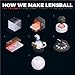Original Lensball Pocket 60mm, K9 Clear Crystal Ball Photography Sphere with Microfiber Bag
