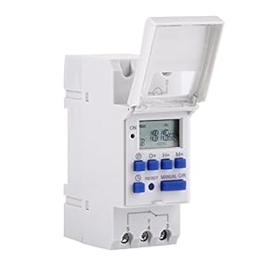 Timer Programmeerbare Timer Schakelaar 1pc Lcd-scherm Wekelijkse Programmeerbare Elektronische Relais Tijdschakelaar 16…