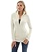 PattyBoutik Women's Collar Pockets Casual Zip Jacket
