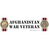Afghanistan War Veteran Bumper Strip Magnet