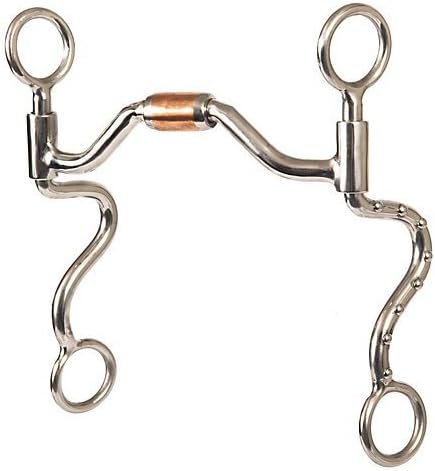 Western SS Med Arch Roller Hinged Futurity Bit