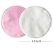 Pack of 10 Organic Bamboo Nursing Pads with Laundry Bag, Washable Nursing Pads Breast Pads Breastfeeding Pads - Reusable, Soft, Waterproof, Heavy Leakproof, Breathable and Hypoallergenic by Bassion