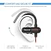 SoundPEATS Bluetooth Headphones Sport Wireless Sweatproof Earbuds for Running with Mic (8 Hours Play Time, Bluetooth 4.1, aptx, Secure Fit Ear-hook Design) Q11 - Red