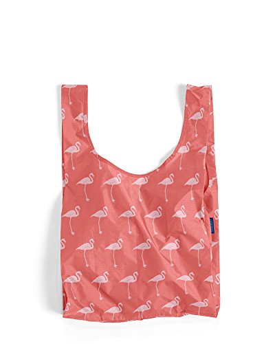 BAGGU Standard Reusable Shopping Bag - Peach Flamingo