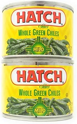 Hatch Select Whole Green Chiles Mild Heat 4oz QTY 2