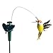 SAGUARO Pack of 3 Solar/Battery Powered Flying Wobble Fluttering Hummingbird Bird for Garden Yard Plants Flowers Patio Landscape Outside Decor Color Random