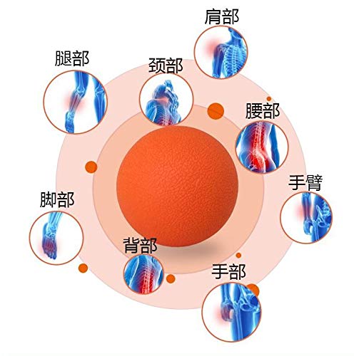 Massage Ball - Lacrosse Massage Ball & Mobility Ball for Physical Therapy - Deep Tissue Massage Tool for Myofascial Release, Muscle Relaxer, Acupoint Massage