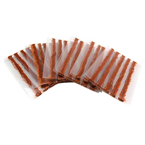 Etopar 25 Pcs Emergency Tubeless Tire Puncture Repair Strip Strings Kit Plug Rubber Tool Recovery Car Motorcycle Automotive Bike - Thumbnail 6