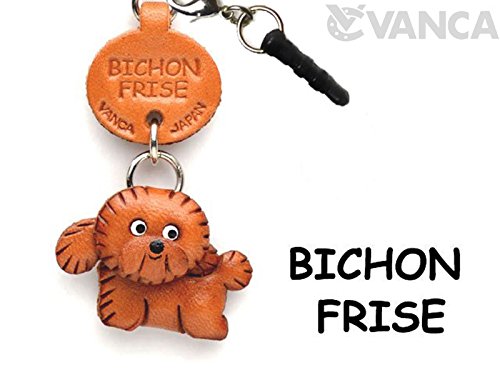 Bichon Frise Leather Dog Earphone Jack Accessory Dust Plug Ear