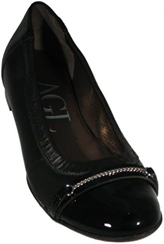 AGL Women's 'Aramis' Ballet Flat in Black Nappa