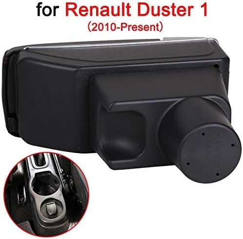 JEYODA for Renault Duster Armrest Box Duster 1 Universal Car Central Armrest Storage Box Cup Holder Ashtray Modification Accessories