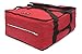 Red Polyester Insulated Pizza/Food Delivery Bag 16″ - 18″ Professional Large Pizza Delivery Bag- Moisture Free1 18 x 18 x 10