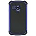 kwmobile Full Armor Case for Samsung Galaxy S3 Mini i8190 - Heavy Duty Shockproof Protective Hybrid Case Cover - Blue/Black