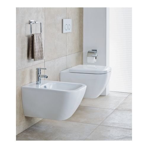 Duravit 0064590000 Happy D.2 Collection Rectangular Toilet Seat with