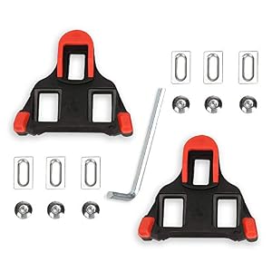 Cleats for Cycling Shoes,Road Bike Cleats for Cycling Shoes,Bicycle Pedal Cleats Self-locking Cycling Cleats Set…