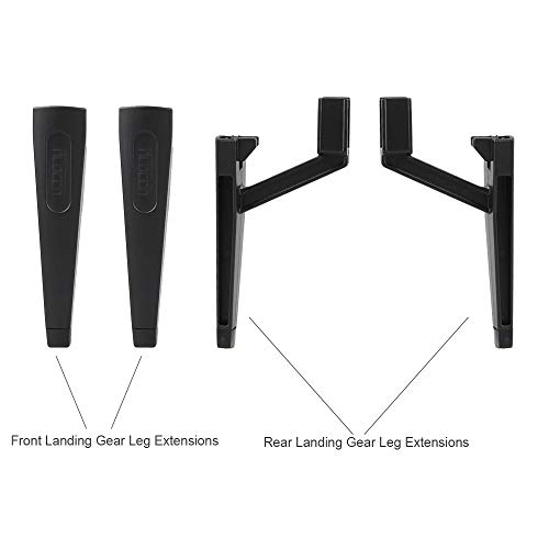 RCGEEK Compatible DJI Mavic Air Landing Gear Feet Leg Extenders Height Extending Kit with Silicon Shockproof Foot Cushion Compatible with DJI Mavic Air Drone, 1 Set (for Mavic Air)