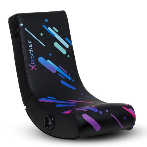 X Rocker Video Gaming Floor Rocker Chair, Built-in Audio, Foldable, for Gamers,