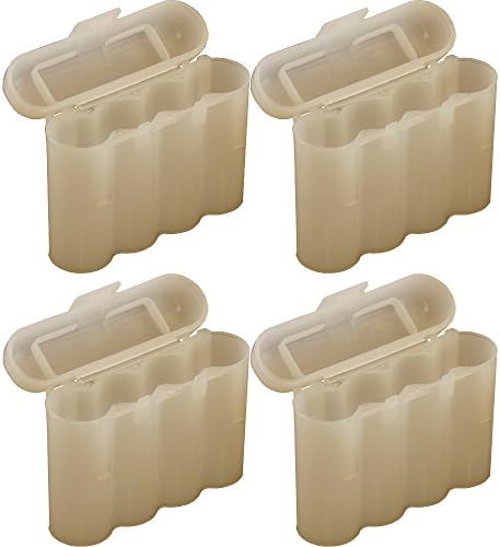MOTO AA AAA CR123A Battery Holder Storage Case 4 Cases