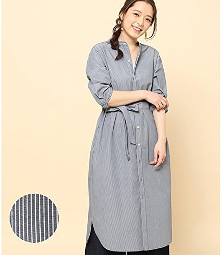Amazon Co Jp ロペピクニック Rope Picnic ストライプガウンワンピース 40ネイビー 36 服 ファッション小物