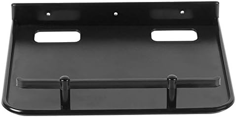 Lutyens Unbreakable Black Settop Box Stand, DVD Player Stand, Wi-Fi Router Stand, Wall Mount, 9 X 8 Inch (Virgin Abs Plastic) (Lutyens_5002)