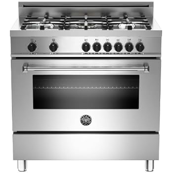Amazon Com Bertazzoni Master Series 36 Stainless Steel Dual Fuel