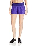 New Balance Womens woven Fashion Short, Spectral, Medium