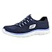 Skechers Sport Women's Ocean View Fashion Sneaker,Navy/White,8.5 M US