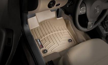 Weathertech 451201 2008 2010 Ford F 250 F 350 F 450 F 550 Tan 1st Row Floorliner