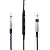 NewFantasia Replacement Cable Compatible with Bose QuietComfort 25, 35, QC25, QC35, QC35 II Headphones, Remote Volume Control Mic Compatible with iPhone iPod ipad Apple Devices 1.3m/4.3ft