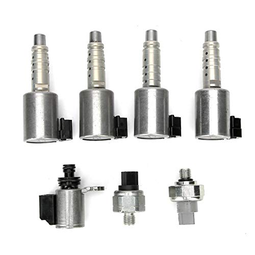 RE0F10D JF016E JF017E CVT8 Transmission Solenoids Kit 7pcs W/Pressure