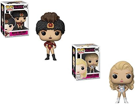 Ruth Wilder as Zoya the Destroya and Debbie Eagan as Liberty Belle now as Pop! set and keychain.
