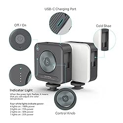 SmallRig P96 LED Video Light, Portable Camera