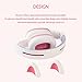 Cat Ear Headphones for Girls - Censi Cat headphones Wireless Over Ear Bluetooth Headsets with Mic for Girlfriend, Wife, Women, Kids, Valentines Day Gifts for Her (White+Pink, Bluetooth)