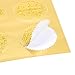 Certificate Seals Gold Embossed Award Stickers - 96 Count 1.7 in - Gold Foil Seals for Certificates & Great Effort Stickers