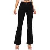 WAX JEAN Women's High Waisted Slim Bootcut Jeans