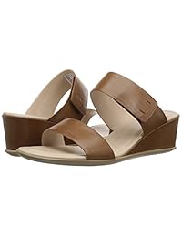 Ecco Women 's para mujer forma 35 cuña 2-Strap Slide Sandalia