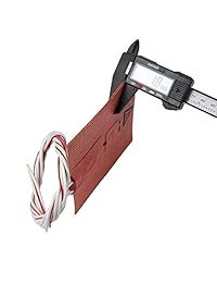 FYSETC   Alfombrilla de silicona calentadora de 120 W para impresora térmica con termistor NTC 100K y respaldo adhesivo 3M para impresora 3D Reprap Davinci Mini V2
